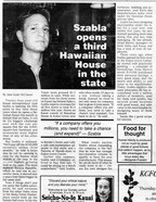 Szabla opens a third Hawaiian House in the state